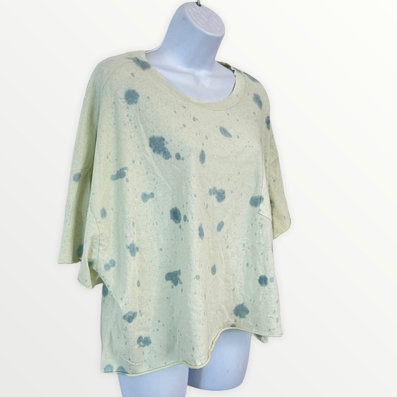 Abound Oversized Boxy Lime Green Tie Dye Short sleeve - Picture 3 of 4